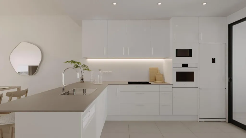 Cuisine - New-Build Apartment with Pool in La Nucía
