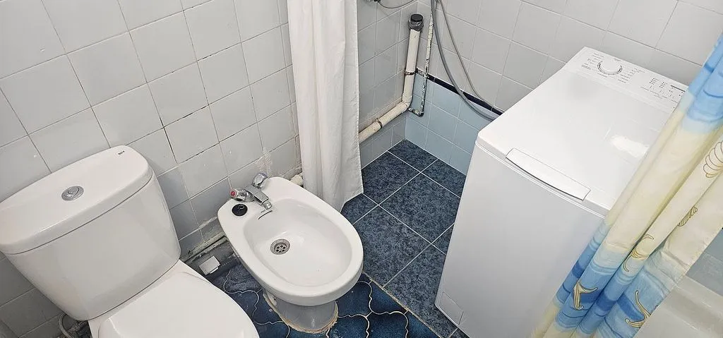 Salles de bain - Studio with Balcony in Can Pastilla