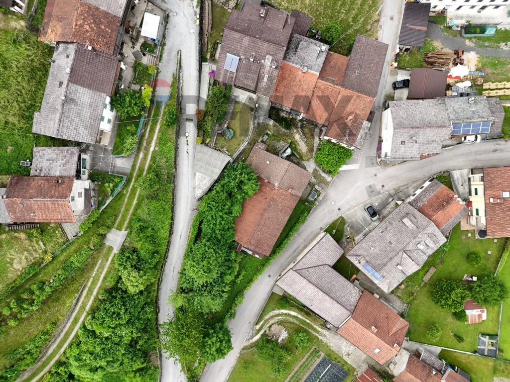 Aerial - Rustic Cottage with Terrace in Lamon