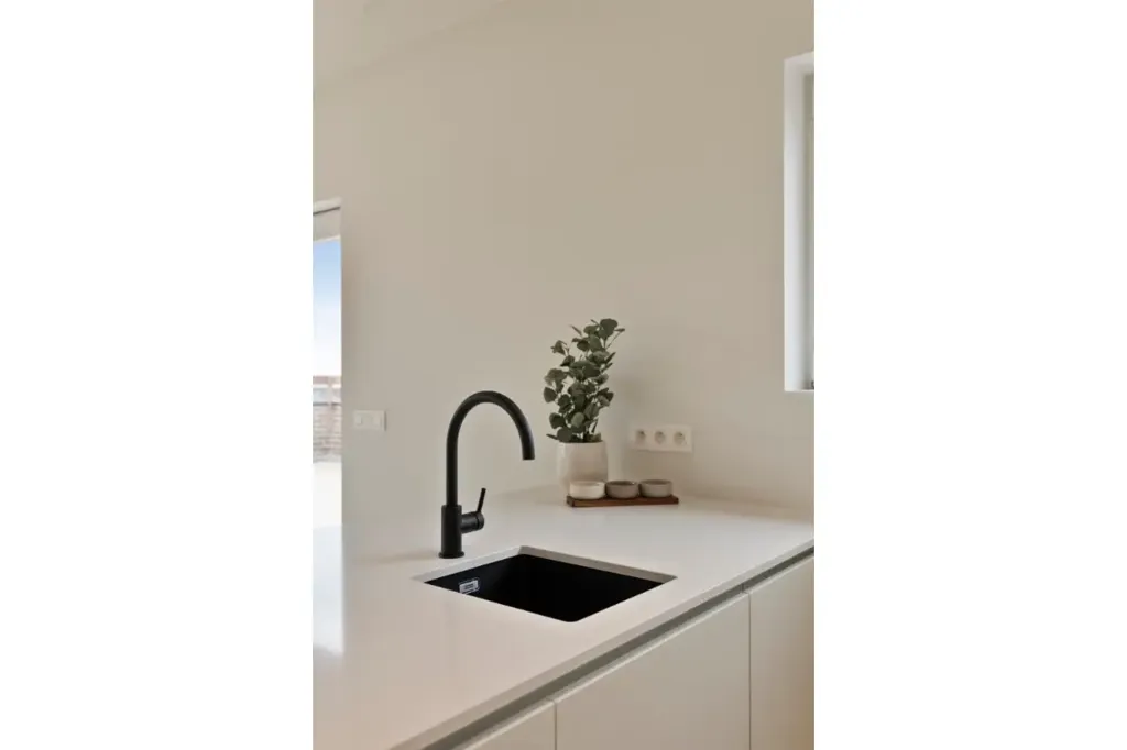 Köök - Luxury Apartment with Sea View in Ostend