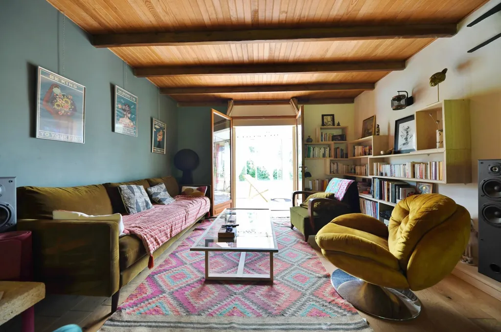 Séjour - Villa de Plain-pied avec Piscine à Uzès