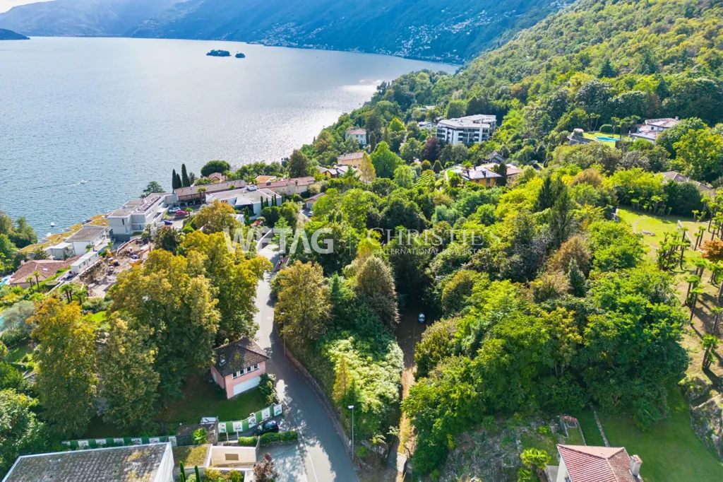 Vista aerea - Lake View Building Plot in Ascona