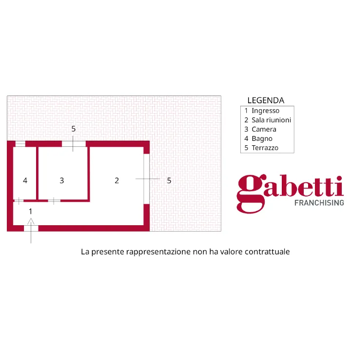 Plaan - Modern Office with Terrace in Salerno