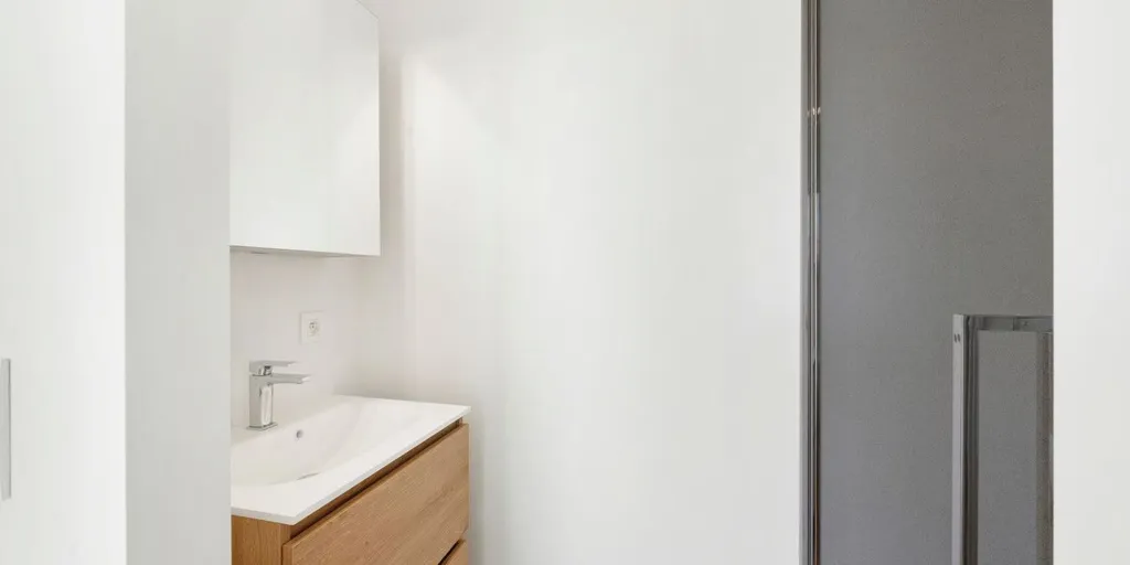 Salles de bain - Duplex avec Vue Panoramique sur la Mer à Heist