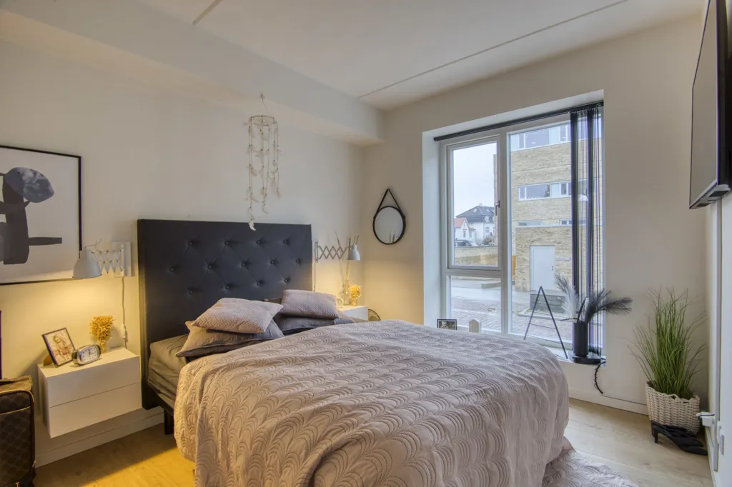 Chambres - Modern Flat with Balcony and Terrace in Holbæk Harbour