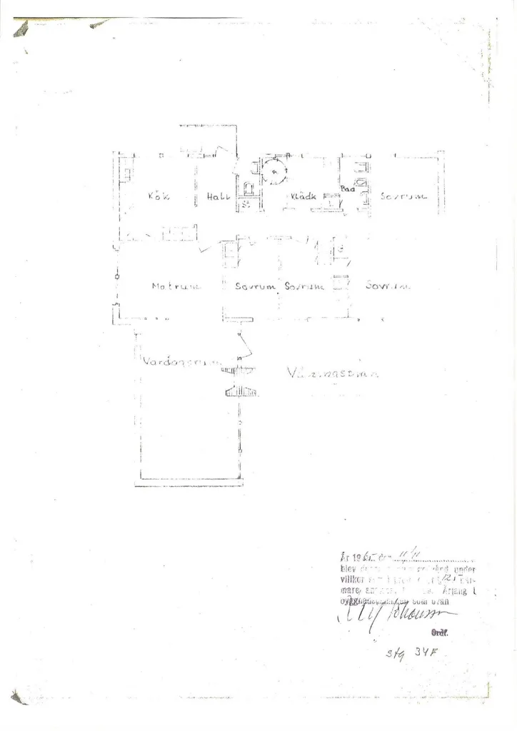 Plan - Villa with Basement in Årjäng