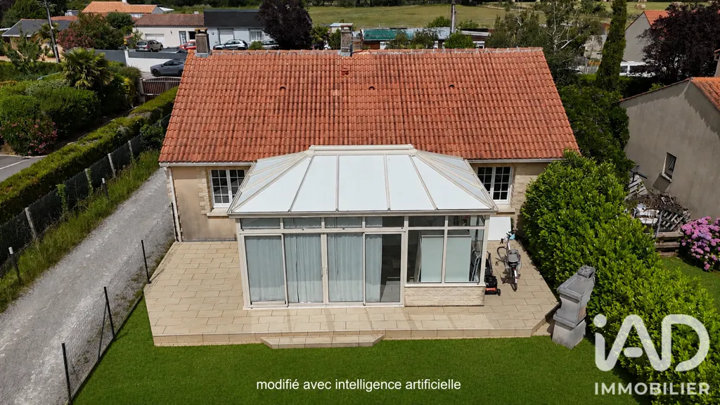 Aerial - Ground Floor House with Veranda in Bouguenais