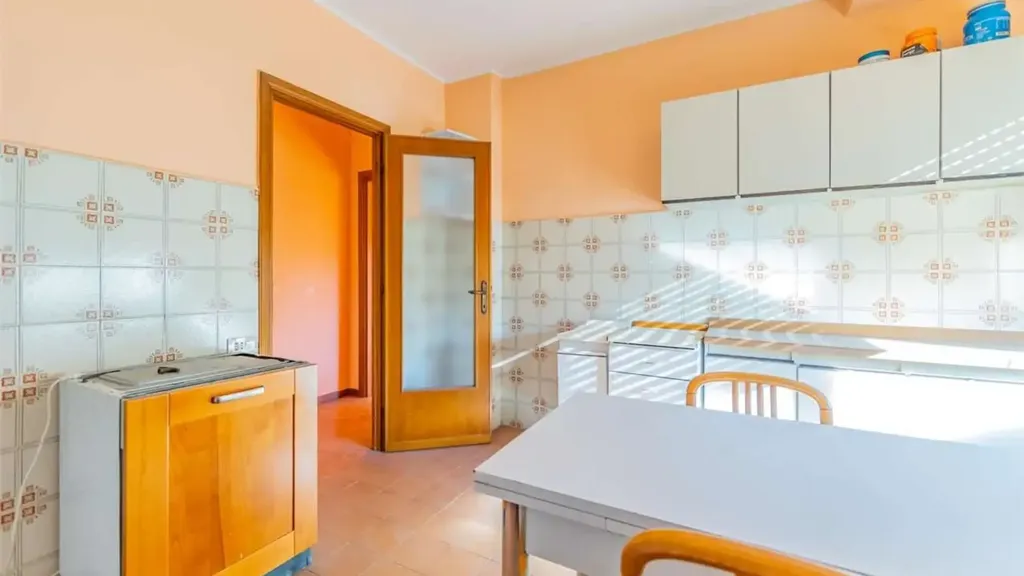 Köök - Spacious Apartment with Balconies in Tivoli