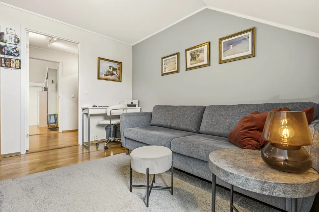 Séjour - 3-Bedroom Apartment with Balconies in Bodø