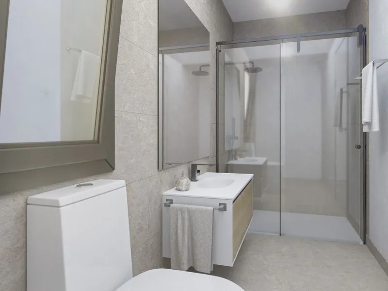 Salles de bain - Modern Apartments with Private Terraces in Mijas