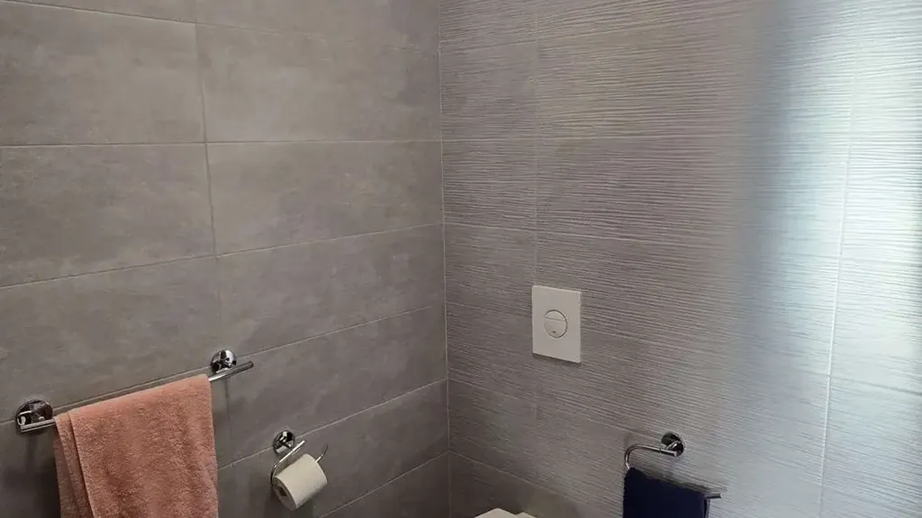 Bathrooms - Rusticated Apartment with Terrace in Madonna Alta, Perugia