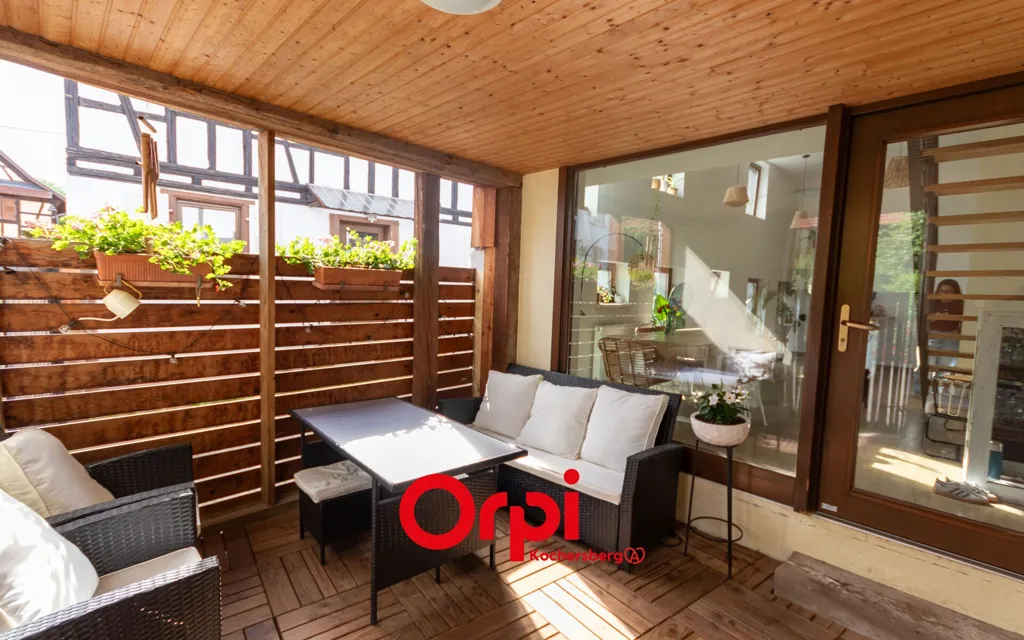 Terrasse - Triplex Lumineux avec Terrasse à Gougenheim