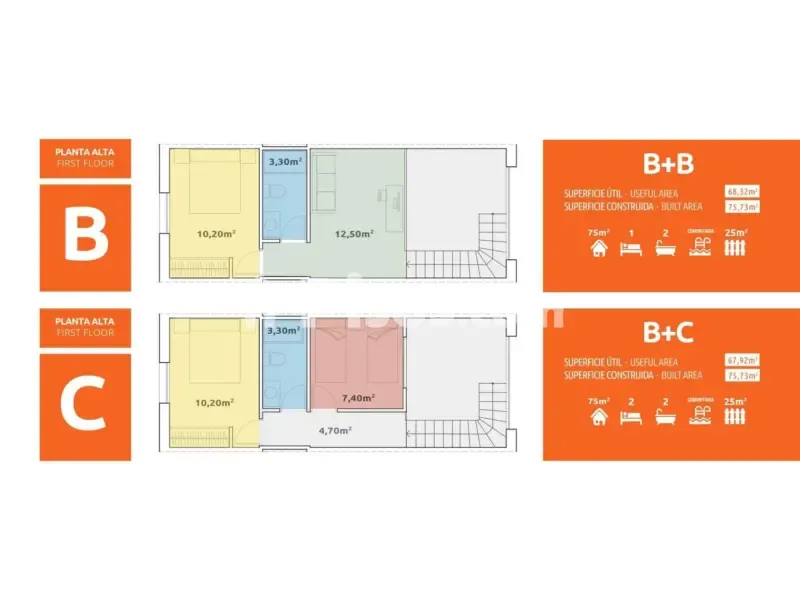 Floor Plan - Modern Flat with Pool in Gran Alacant