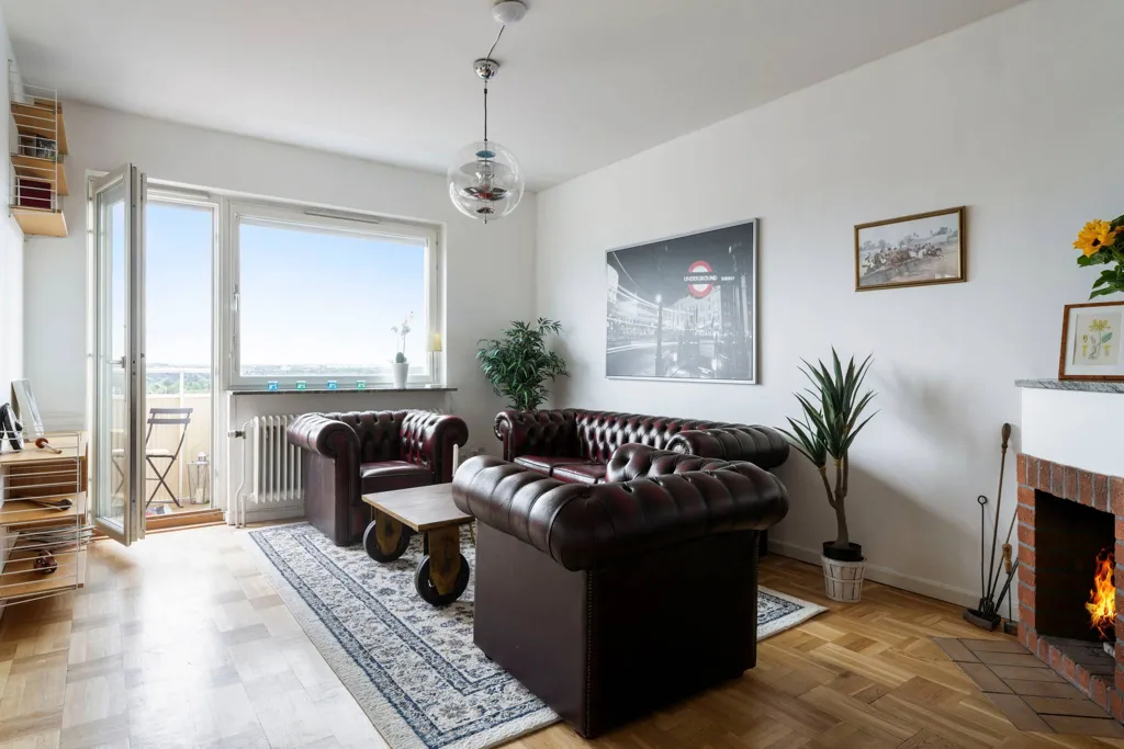 Séjour - Apartment with Panoramic View on Våning 7