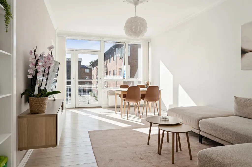 Séjour - Apartment with Balcony in Kongens Lyngby