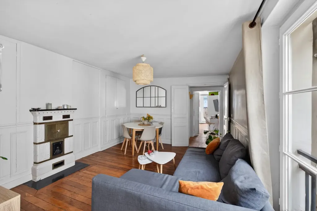 Séjour - Appartement 5 pièces à Paris 9ème