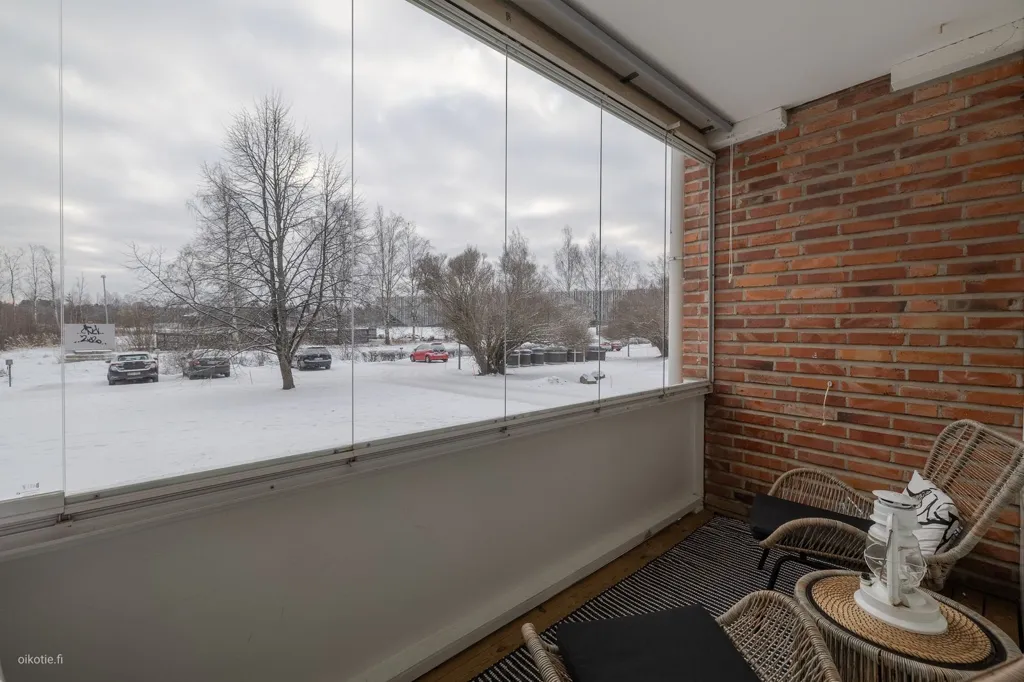 Balcony - Fully Renovated Flat with Balconies in Vaasa