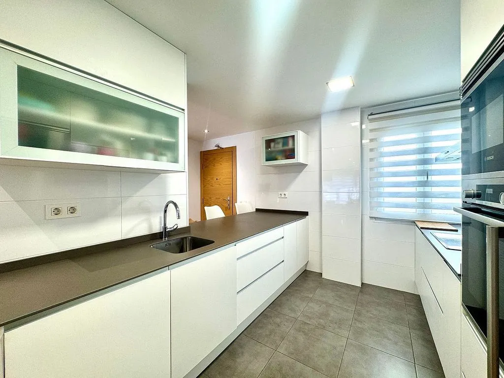 Cuisine - Modernised Flat with Lift in La Arena, Gijón