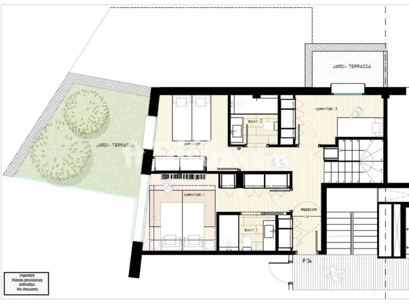 Plan - Penthouse with Terrace in Canillo