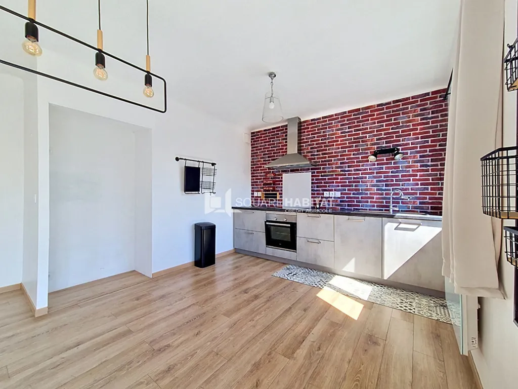 Köök - 3-Bedroom Flat in Central Perros Guirec