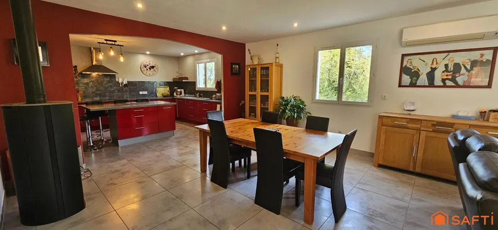 Söögituba - Modern House with Pool in Montauban