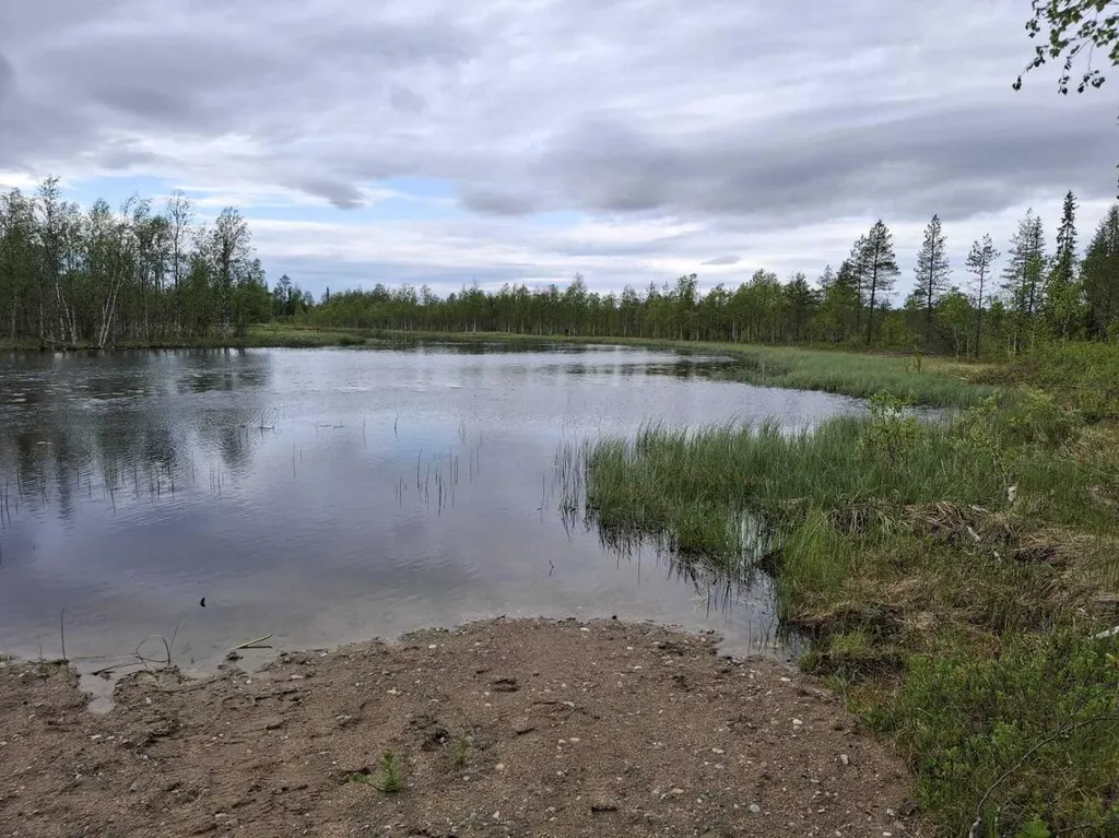 Sauna Cabin with River View in Simosenniemi
