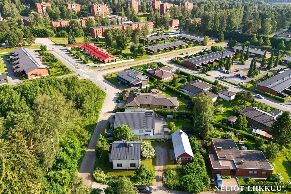 Vue aérienne - Detached House with Garden in Vatiala, Kangasala