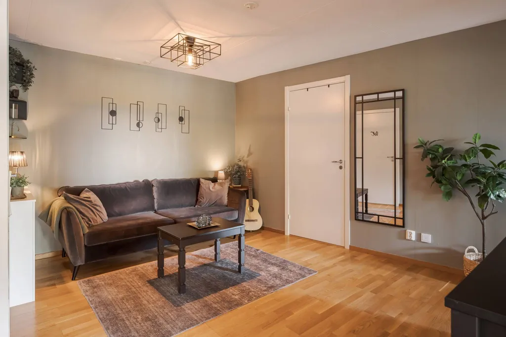 Séjour - Co-op Apartment with Balcony in Billingstad