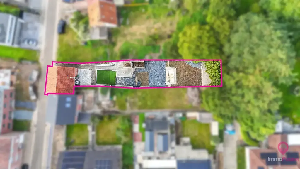 Vista aerea - Renovatable House with Garden in Heers