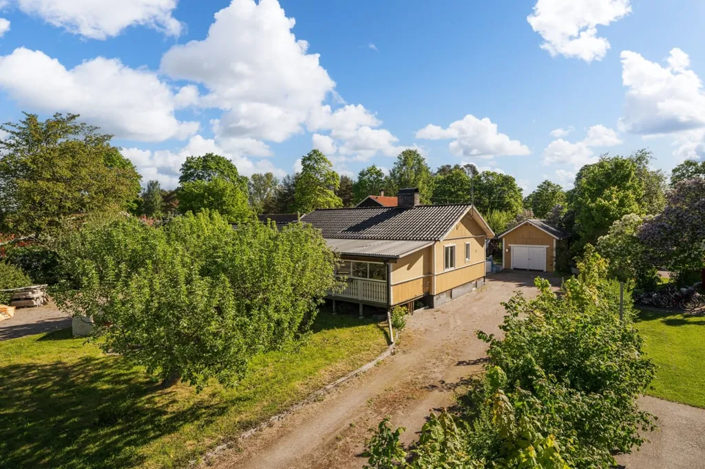 Aerial - 1-Plan Villa with Inglazed Terrace in Älvkarleby
