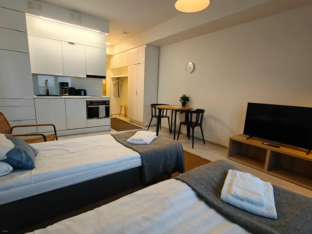 Camere da letto - Studio Apartment with Balcony in Oulu