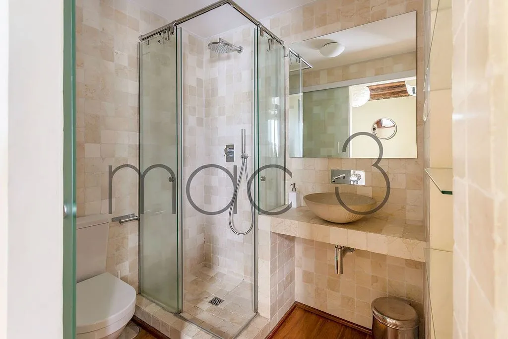 Salles de bain - Apartment with Balcony in Justicia, Madrid
