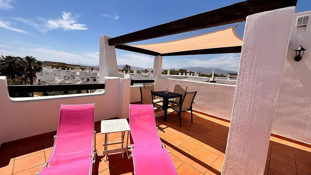 Terrass - T2 Apartment with Pool in Alhama de Murcia