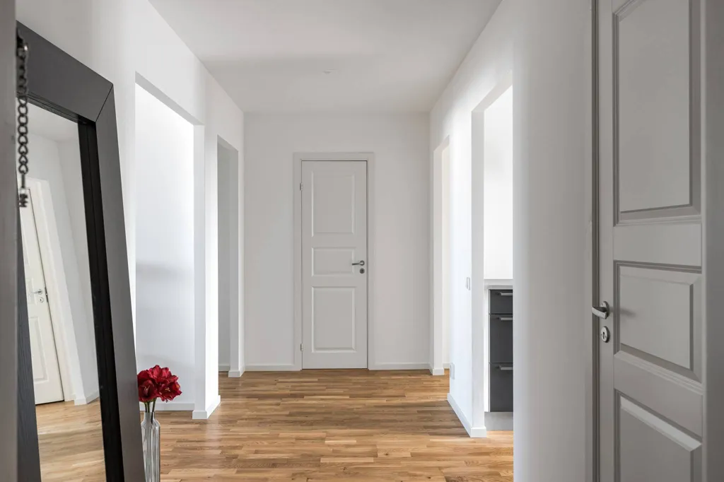 Entrée - Renovated Penthouse with Balconies in Grindtorp