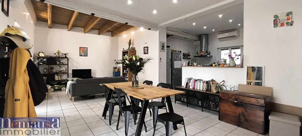 Salle à manger - Maison de Village avec Cour à Uchaud