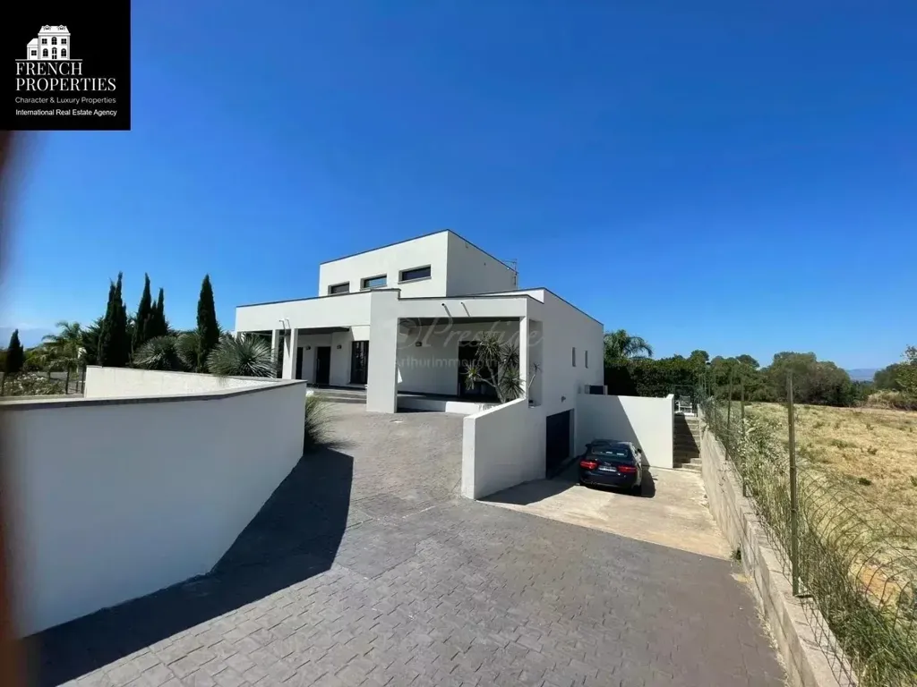 Extérieur - Villa d'Architecte avec Piscine à Perpignan