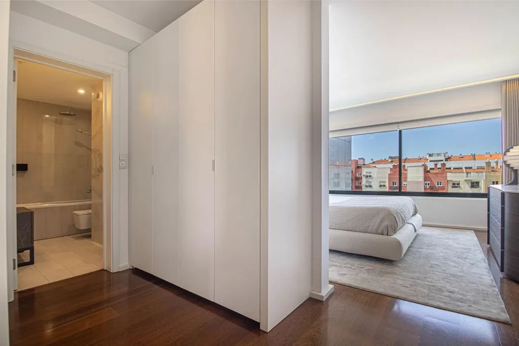 Chambres - 4 Bedroom Apartment with Pool in Alvalade, Lisbon