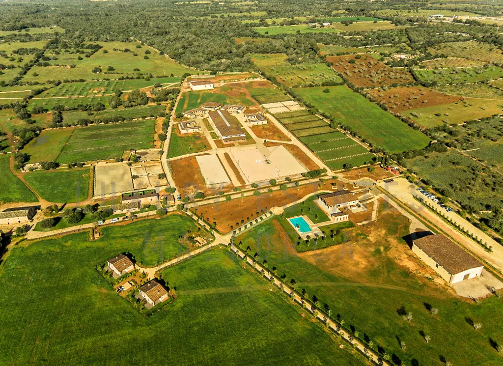 Vue aérienne - Equestrian Estate with Hotel License in Mallorca
