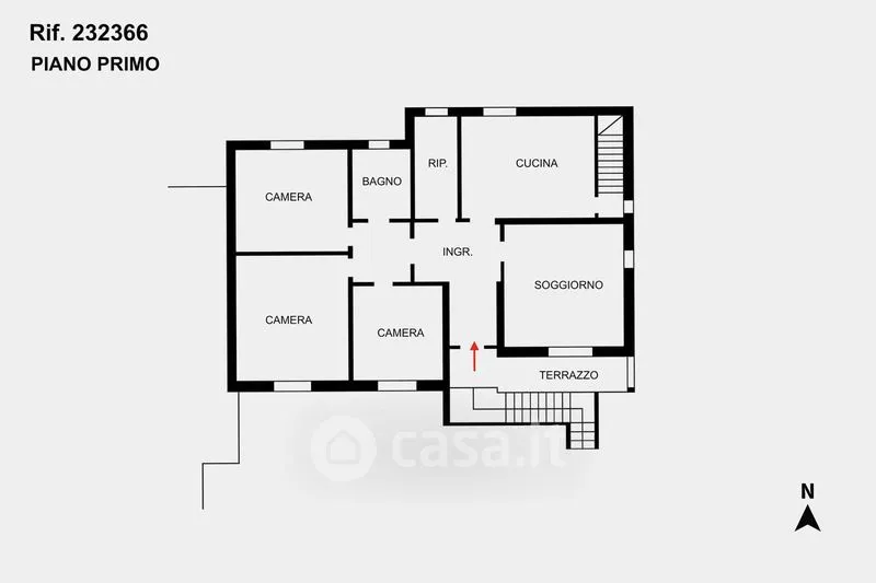 Plaan - Duplex House with Large Garden in Zoppola