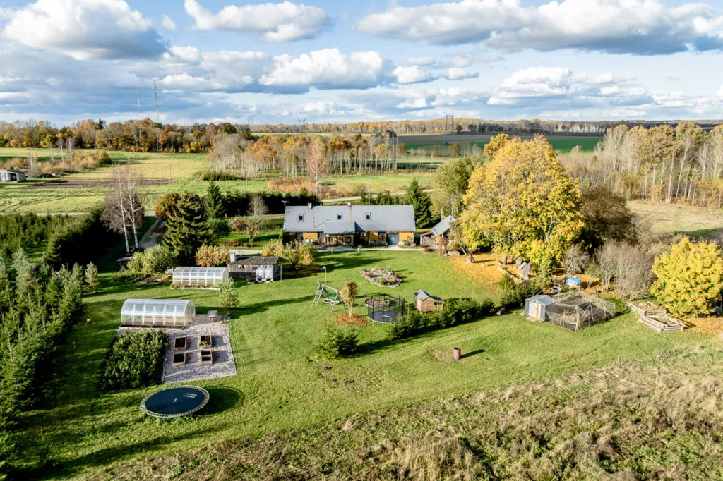 Aerial - Renovated Cottage with Sauna in Soeva