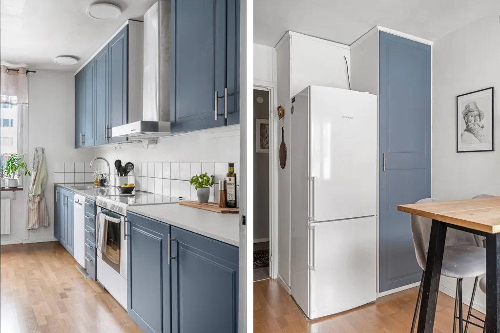 Cucina - Apartment with Glass Balcony in Huvudsta