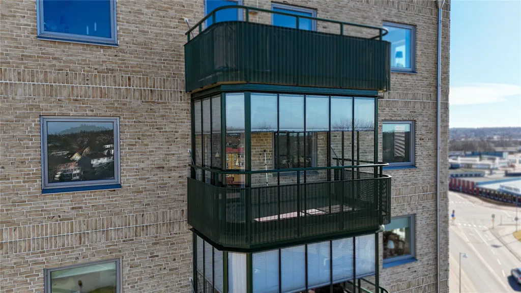 Vista aerea - Modern Apartment with Balcony in Ljungby