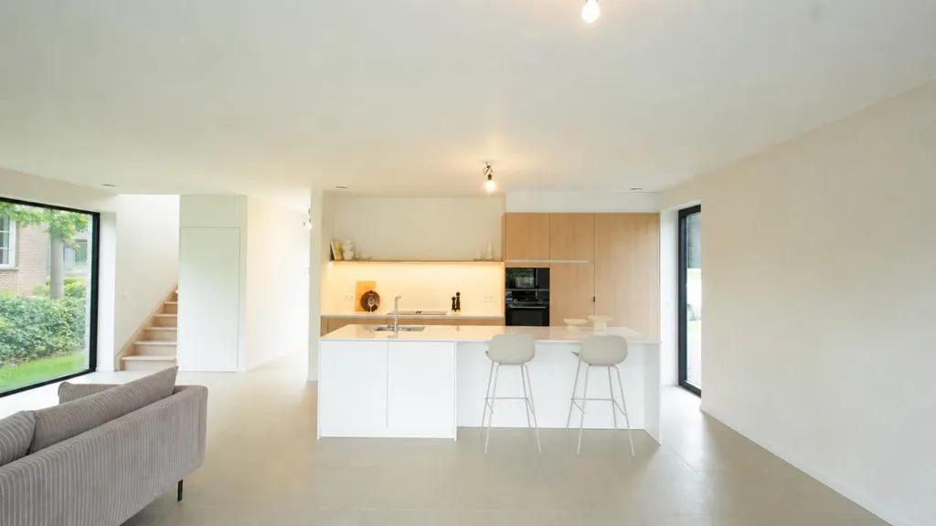 Köök - Penthouse with Garden in Gijmel