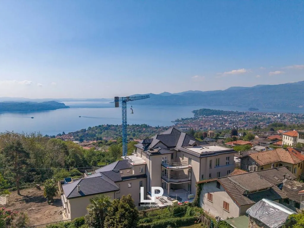 Vue aérienne - Luxury Flat with Lake View in Arizzano