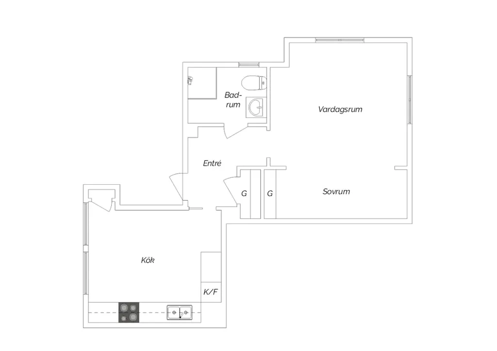 Plaan - Charming Apartment with Loft in Dunkehalla