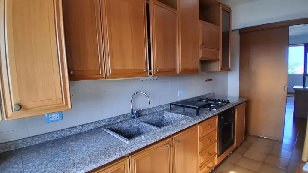 Köök - Apartment with Terrace in Vicenza
