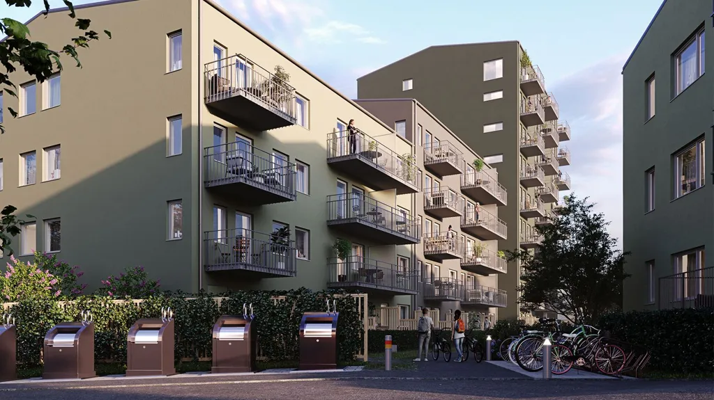 Esterno - Apartment with Two Balconies in Stockholm