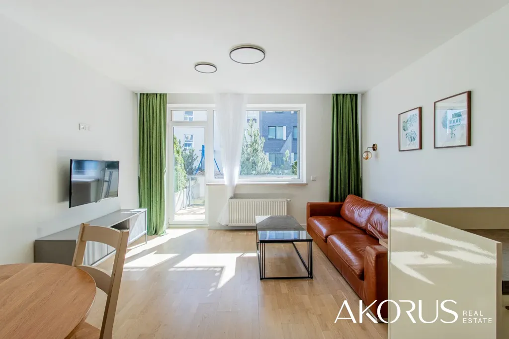 Séjour - Apartment with South-Facing Terrace in Žirmūnai