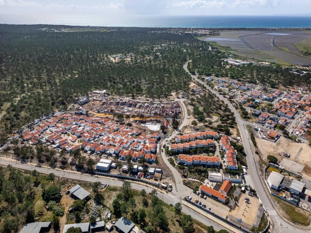 Vue aérienne - Urban Plot with Approved Design in La Reserve, Carvalhal