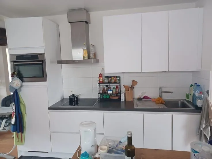 Köök - Bright Flat with Terrace in Nivelles Centre